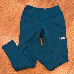 The North Face Kids Teal Fleece Leggings